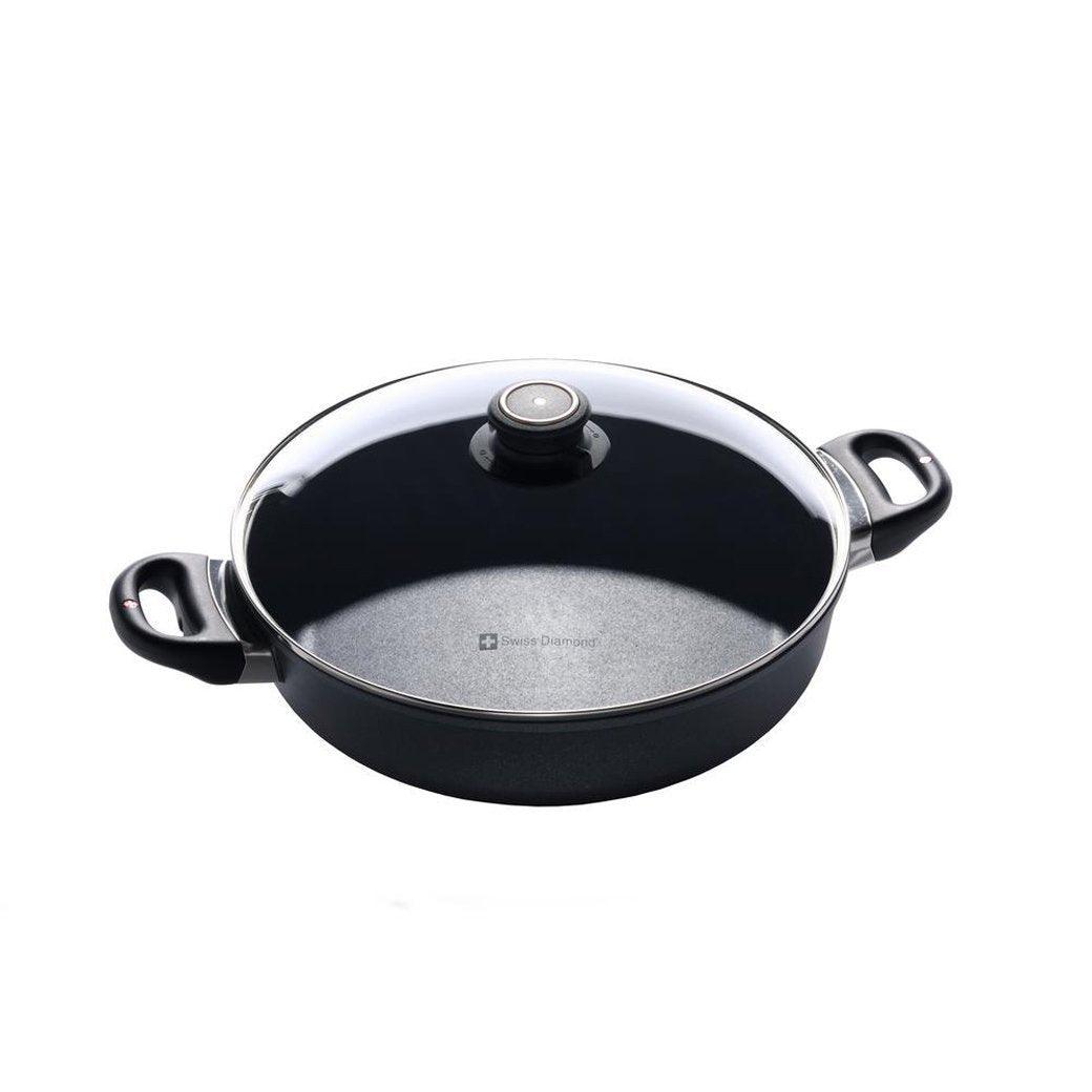 Swiss Diamond Induction Sauteuse w/Lid - Discover Gourmet