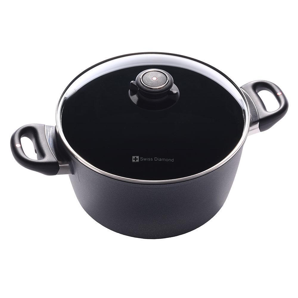 Swiss Diamond HD 5.5 qt Soup Pot with Lid - Discover Gourmet