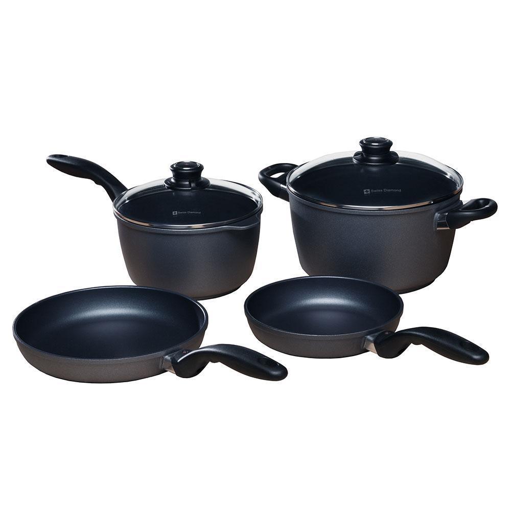 Swiss Diamond HD Induction 6 Piece Cookware Set - Discover Gourmet