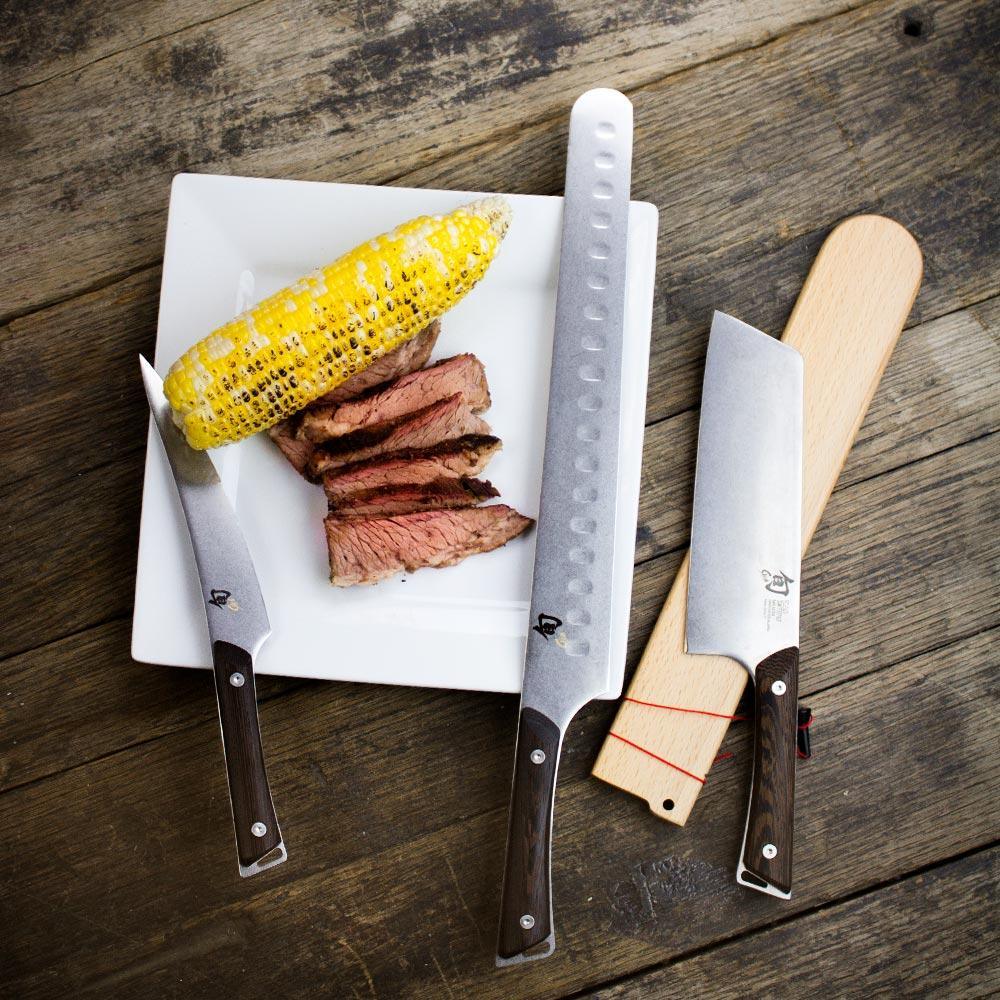 Shun Kanso 4 Piece BBQ Knife Set - J. L. Hufford