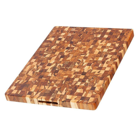 Teakhaus End Grain Carving Board with Hand Grips, 24″ x 18″ x 1.5″