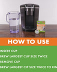 Urnex CleanCup Single Cup Brewer Cleaning for Keurig