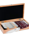 Viking Professional 6-Piece Steak Knife Set in Bamboo Box - Discover Gourmet