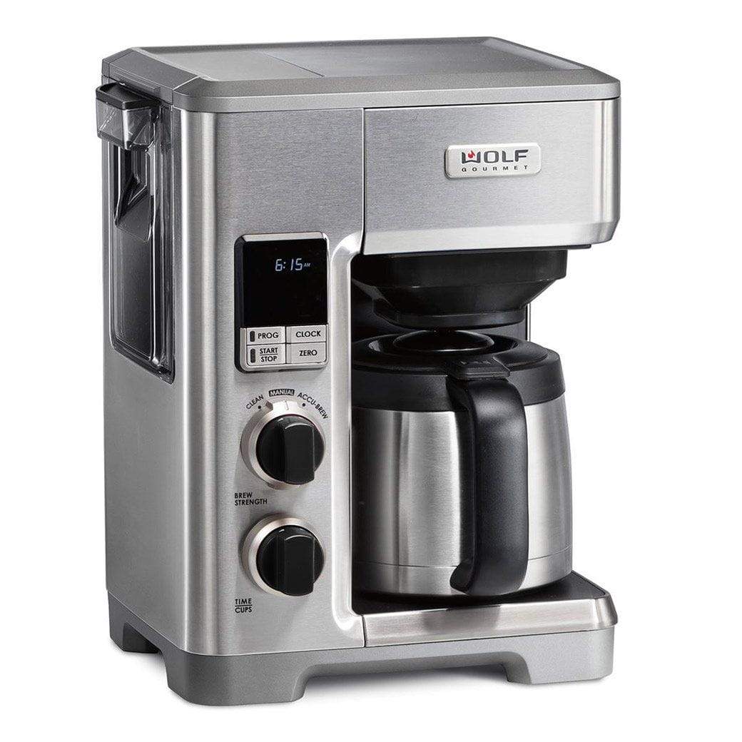 Wolf Gourmet Drip Coffee Makers Black Knob Wolf Gourmet 10-Cup Programmable Drip Coffeemaker JL-Hufford