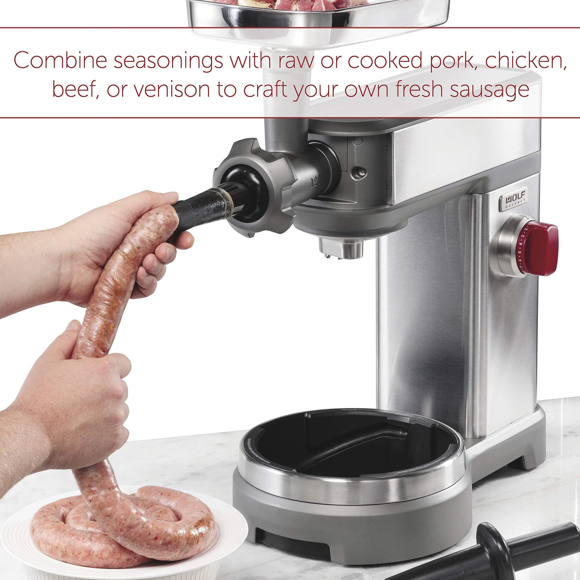 Wolf Gourmet High Performance Stand Mixer Food Grinder Attachment - Discover Gourmet