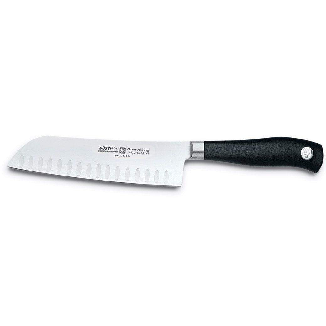 Wusthof Japanese &amp; Santoku Knives 7&quot; Wusthof Grand Prix II Hollow Edge Santoku Knife JL-Hufford