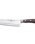 Wusthof Japanese & Santoku Knives 7" Wusthof Ikon Blackwood Hollow Edge Santoku Discover-Gourmet-