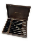 Wusthof 8-Piece Stainless Steak Knife Set in Wooden Chest