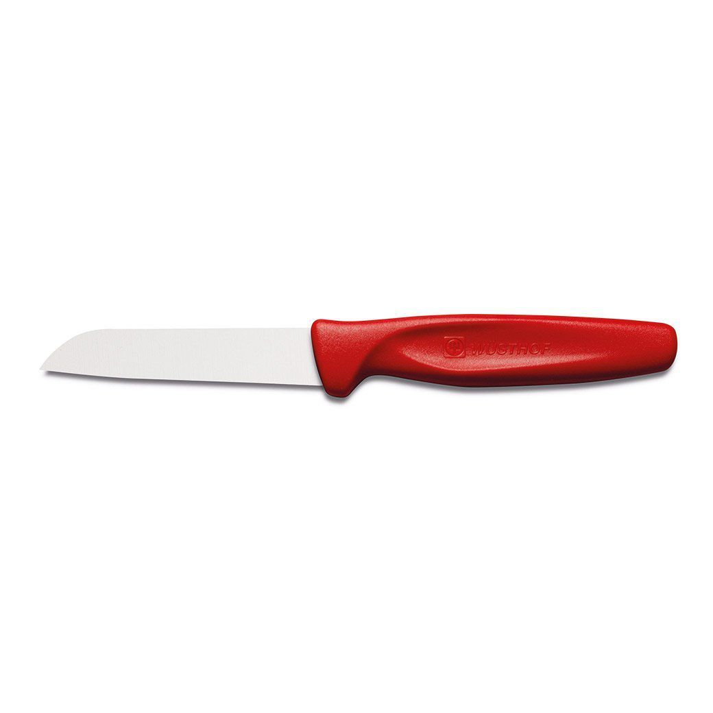 Wusthof Paring &amp; Peeling Knives Red Wusthof Zest 3&quot; Flat Cut Paring Knife JL-Hufford