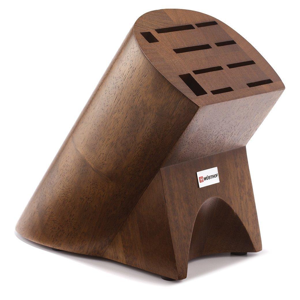 Wusthof 10-slot Burmese Knife Block - Walnut - J. L. Hufford