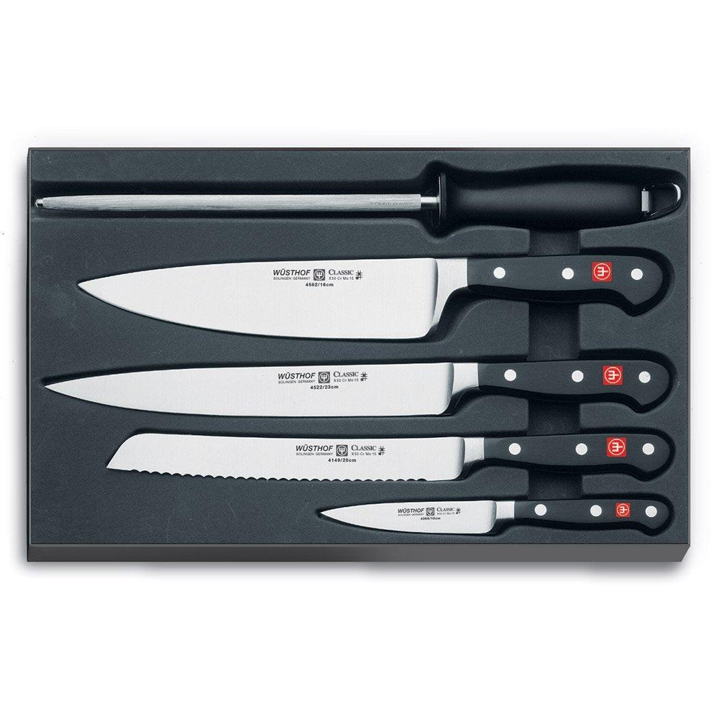 Wusthof Classic 5-piece Cook&#39;s Cutlery Set - J. L. Hufford