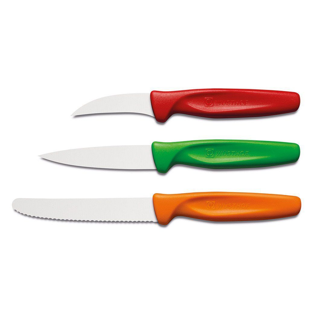 Wusthof Paring &amp; Peeling Knives Multi-Color Wusthof Zest 3-piece Paring Knife Set JL-Hufford