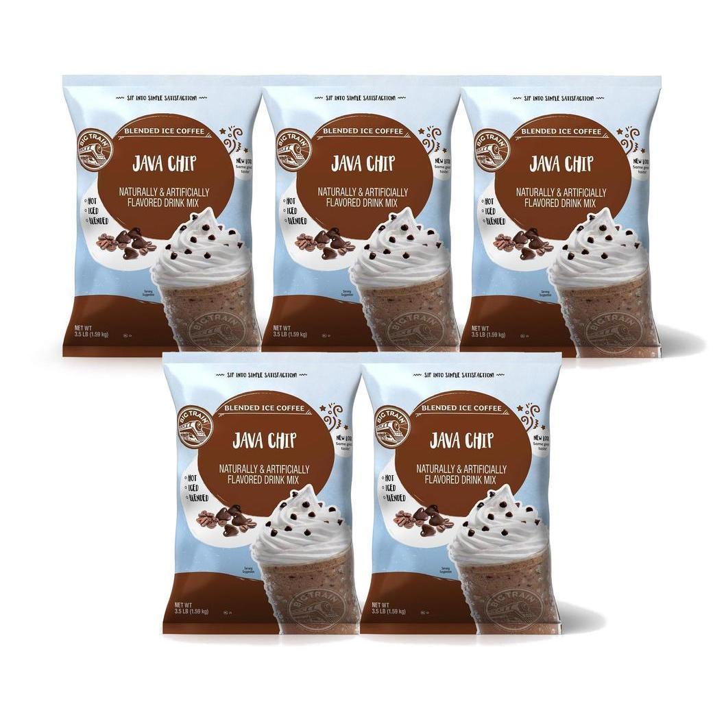 Big Train Blended Ice Coffee - 3.5 lb bags - Case of 5 - Single Flavor