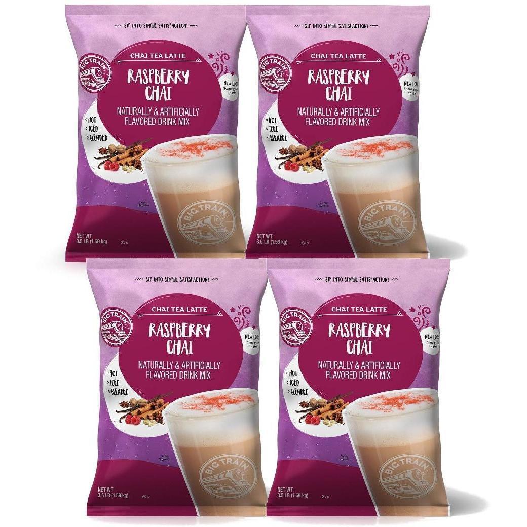 Big Train Chai Tea Latte Mix - 3.5 lb bags - Case of 4 - Single Flavor