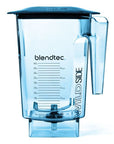 Blendtec Commercial Blender Parts and Accessories Blue Blendtec WildSide+ Commercial Jar with Hard Lid JL-Hufford