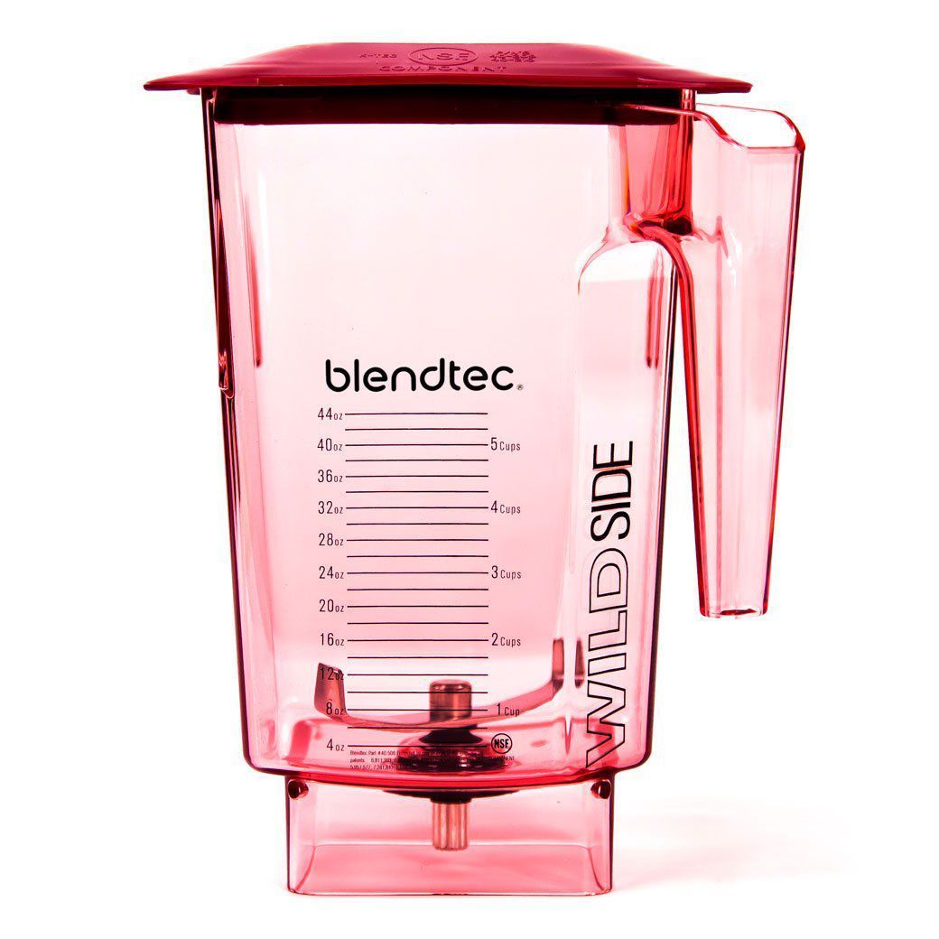 Blendtec Commercial Blender Parts and Accessories Red Blendtec WildSide+ Commercial Jar with Hard Lid JL-Hufford