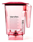 Blendtec Commercial Blender Parts and Accessories Red Blendtec WildSide+ Commercial Jar with Hard Lid JL-Hufford