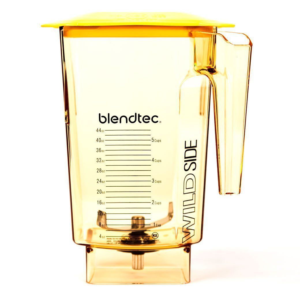 Blendtec Commercial Blender Parts and Accessories Yellow Blendtec WildSide+ Commercial Jar with Hard Lid JL-Hufford