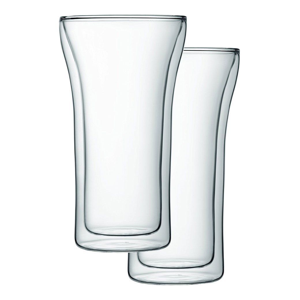 Bodum Double Walled Glassware Bodum Assam Latte 13.5 oz Double Wall Glass Set of 2 JL-Hufford