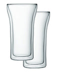 Bodum Double Walled Glassware Bodum Assam Latte 13.5 oz Double Wall Glass Set of 2 JL-Hufford