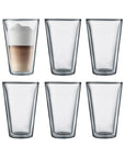 Bodum Double Walled Glassware Bodum Canteen 13.5 oz Double Wall Glassware, Set of 6 JL-Hufford