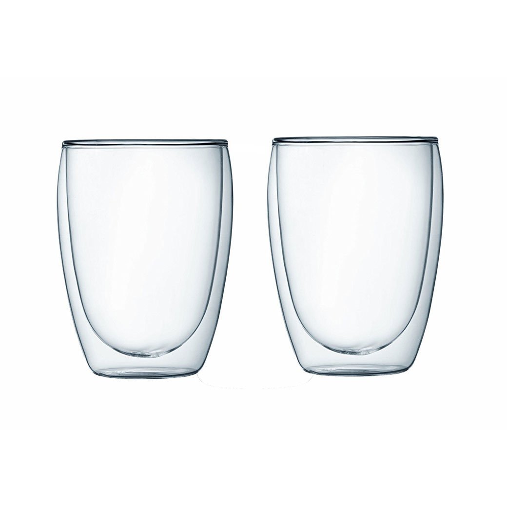 Bodum Double Walled Glassware Bodum Pavina Latte 12 oz Glass Set of 2 JL-Hufford