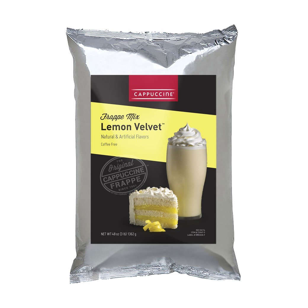 Cappuccine Blended Creme Frappe Individual Cappuccine Frappe Mix - Lemon Velvet JL-Hufford