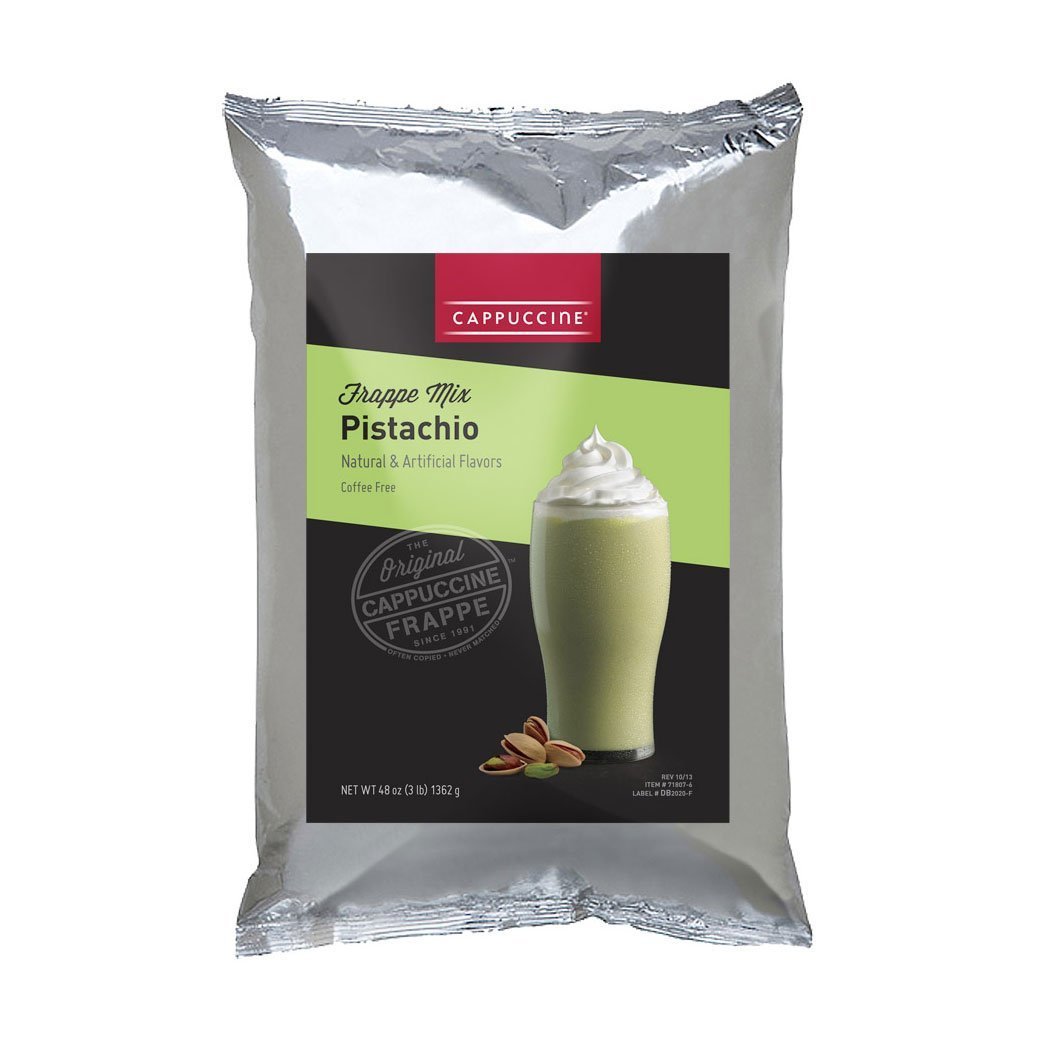 Cappuccine Blended Creme Frappe Individual Cappuccine Frappe Mix - Pistachio JL-Hufford