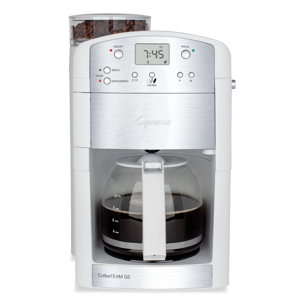 Capresso CoffeeTEAM GS 10 Cup Coffee Maker - White - J.L. Hufford