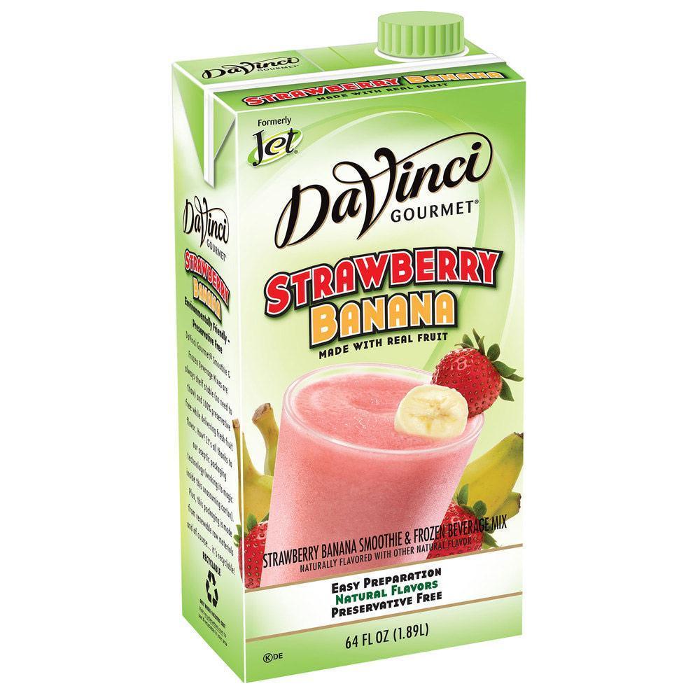 DaVinci Syrups and Sauces Strawberry Banana DaVinci Jet Fruit Smoothie Mix JL-Hufford