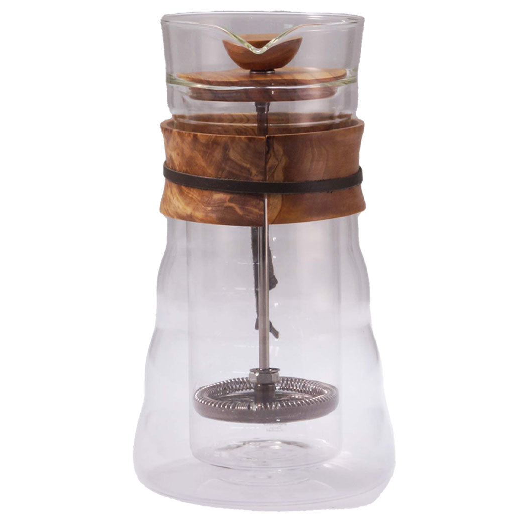 French Press & Tea Press | 4-Cup Olive Wood