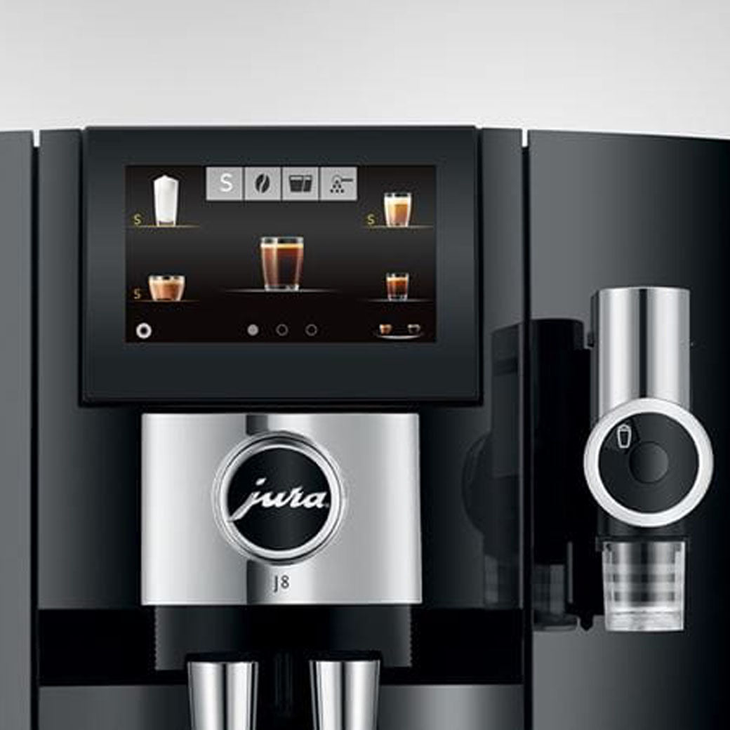 Jura J8 (NAA) Automatic Coffee Center with Sweetened Milk Foam (2023 Release) - Factory Refurbished