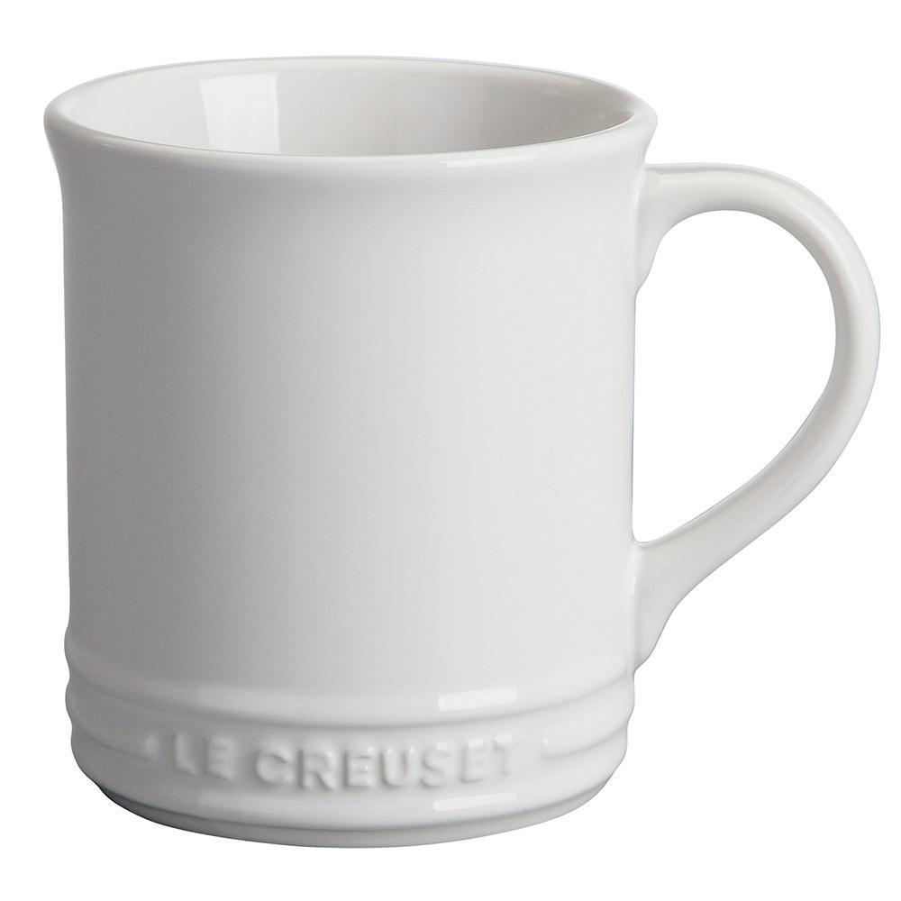 Le Creuset Coffee Mugs &amp; Espresso Cups White Le Creuset Cafe Collection 12 oz. Coffee Mug JL-Hufford