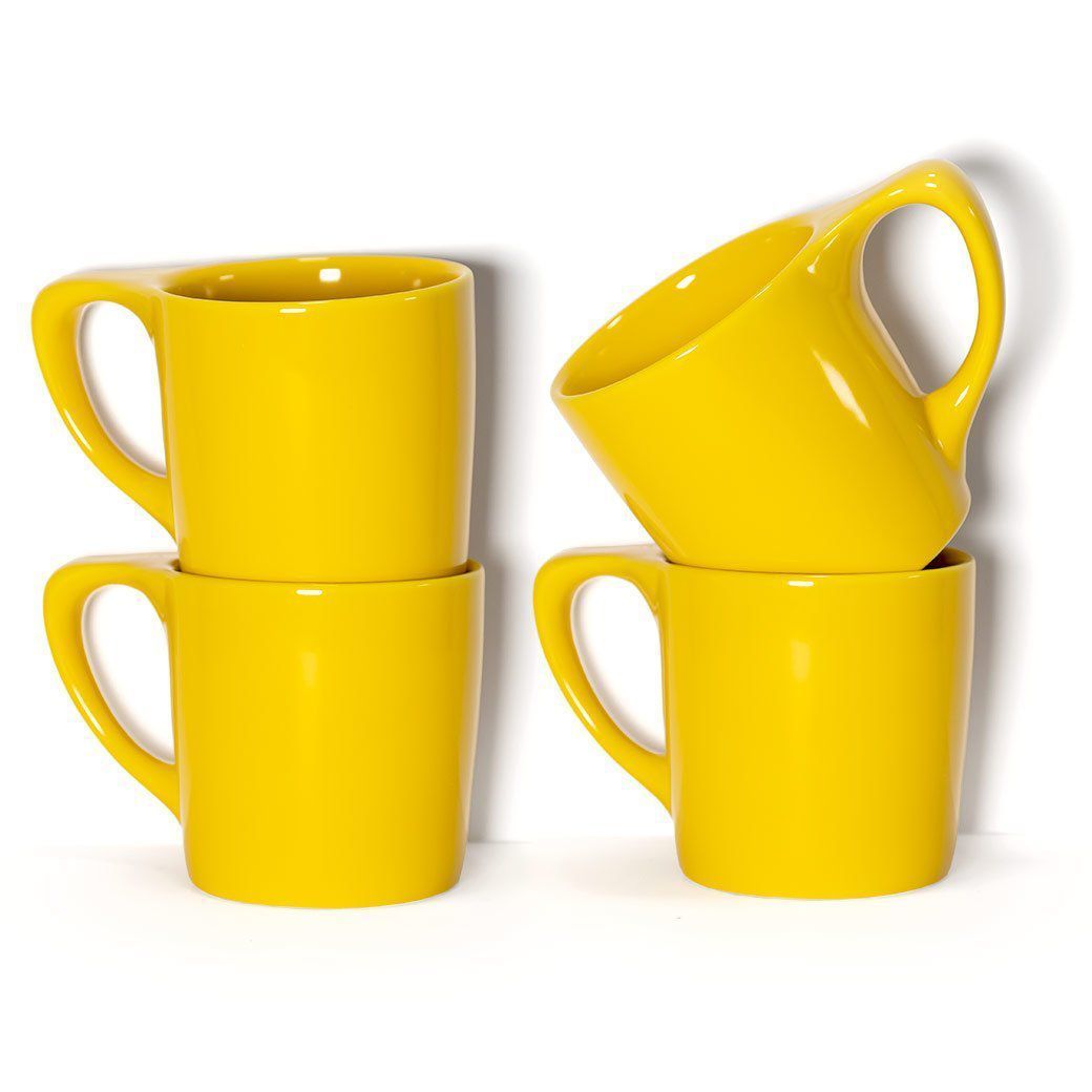 notNeutral Coffee Mugs &amp; Espresso Cups Canary Yellow / 4-Pack notNeutral LINO 10 oz. Coffee Mug JL-Hufford