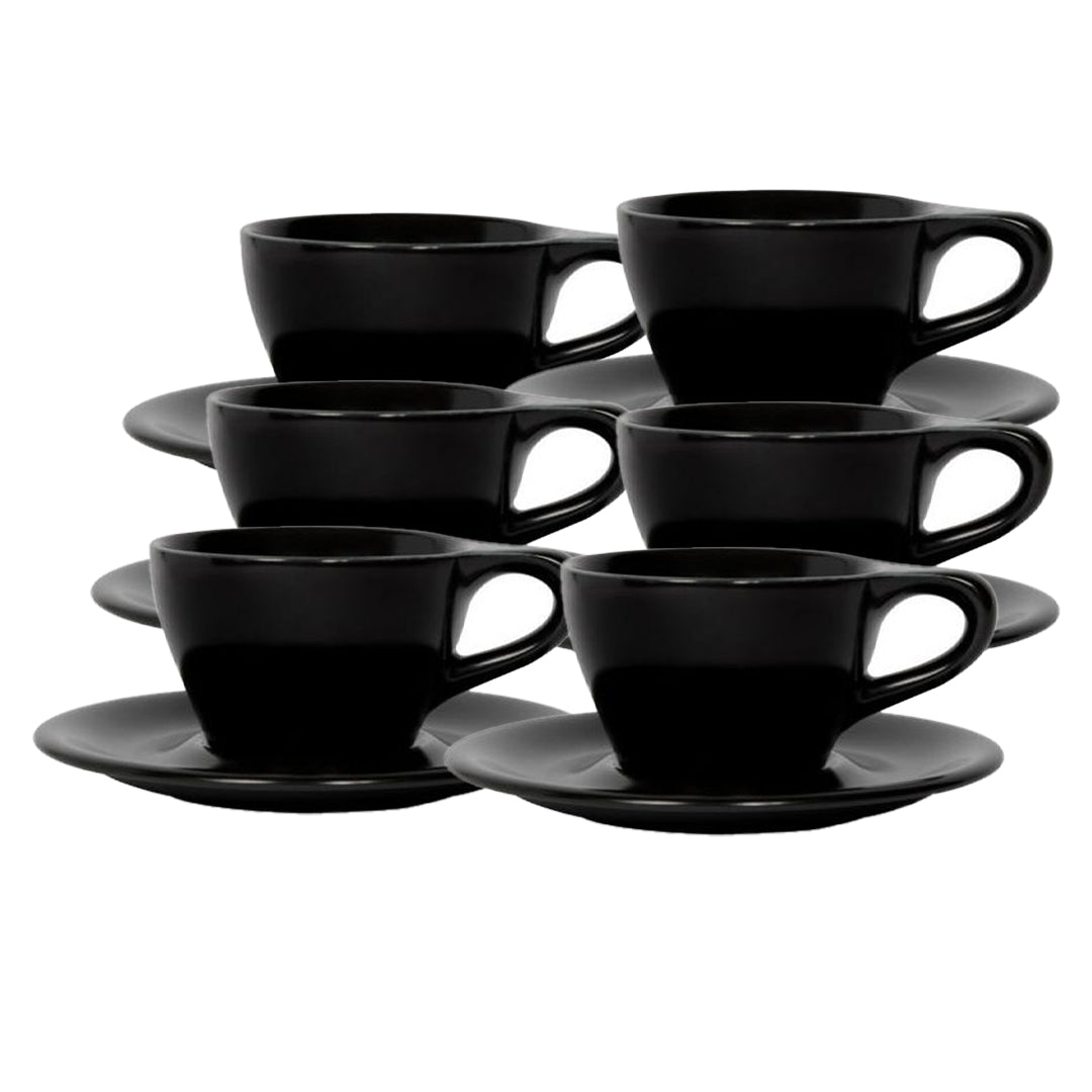 notNeutral Lino Latte Cup &amp; Saucer, 8 oz