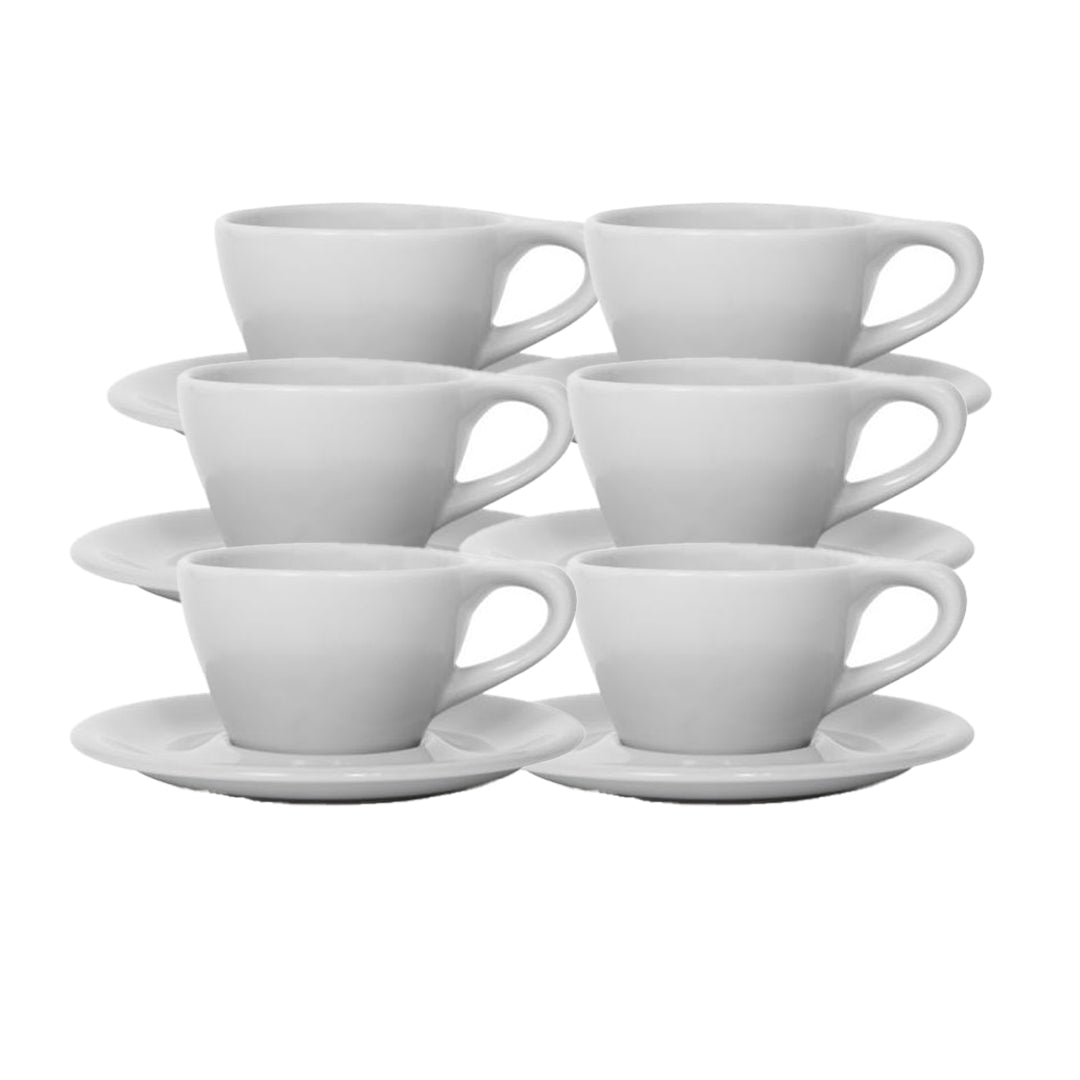 notNeutral Lino Latte Cup &amp; Saucer, 8 oz