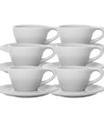 notNeutral Lino Latte Cup & Saucer, 8 oz