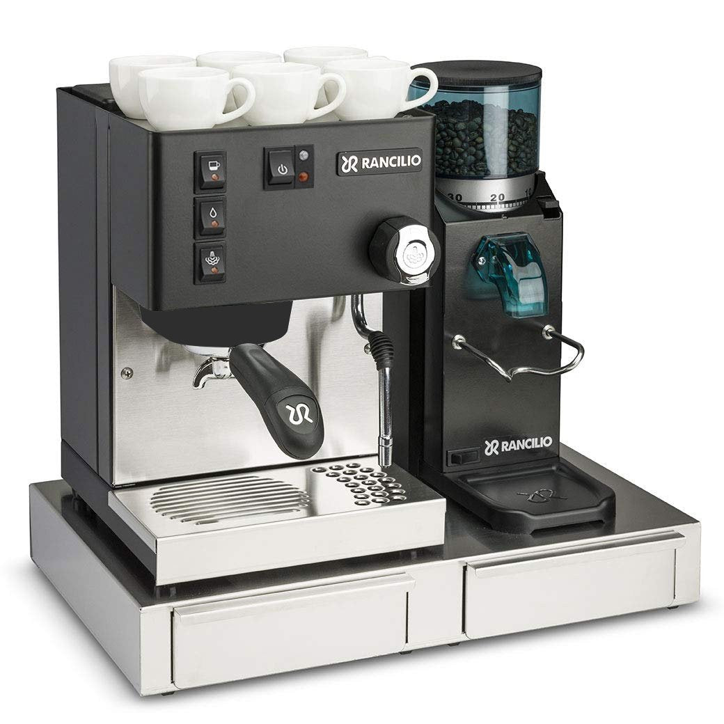 Rancilio Silvia V6 Espresso Machine and Rocky Grinder Combo