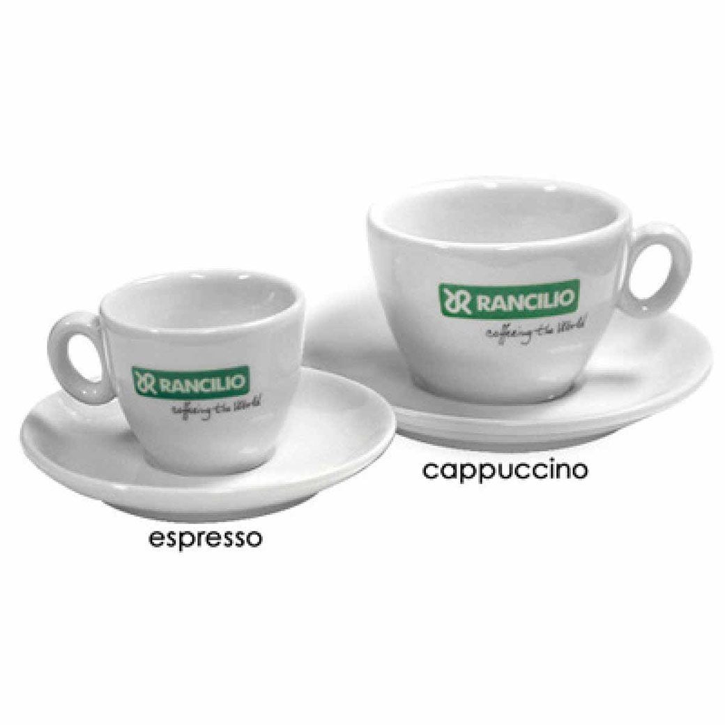 Rancilio Coffee Mugs &amp; Espresso Cups Rancilio Espresso Cup and Saucer Set of 6 JL-Hufford