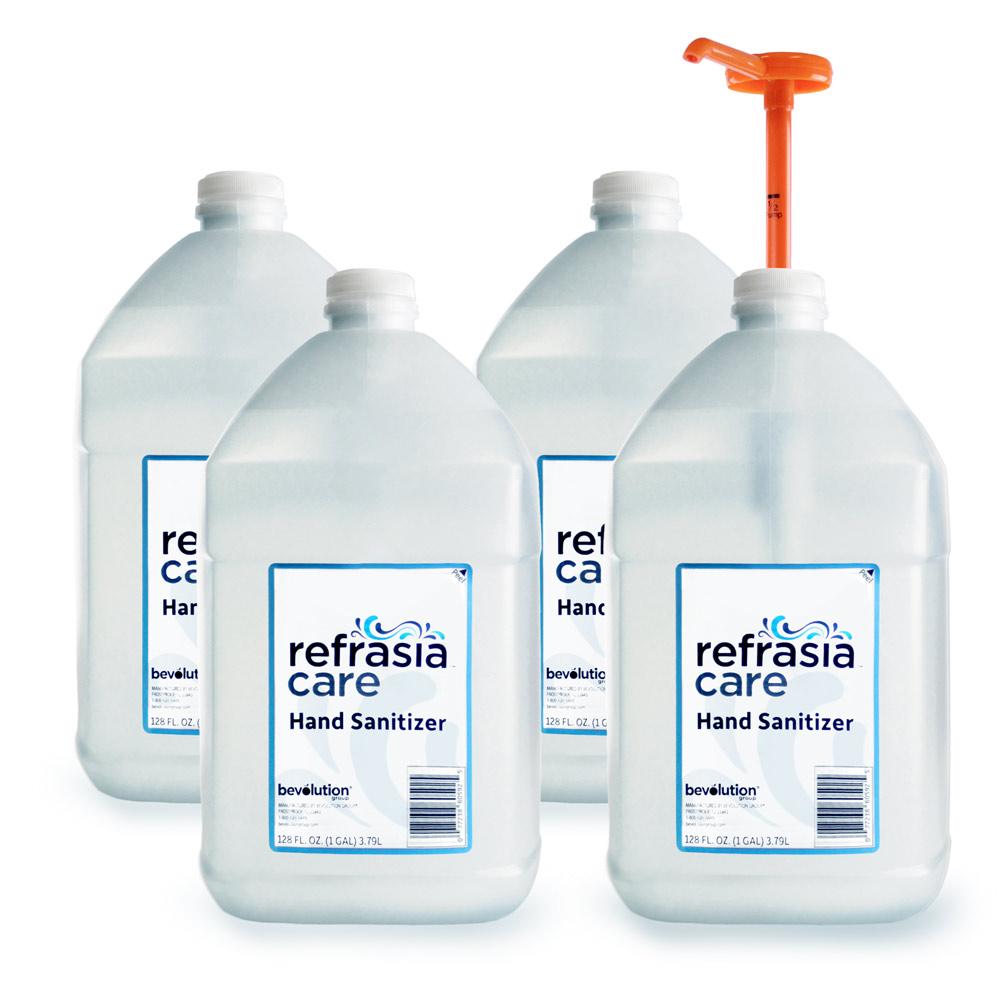 Refrasia Care 4 Gallons Hand Sanitizer with Pump