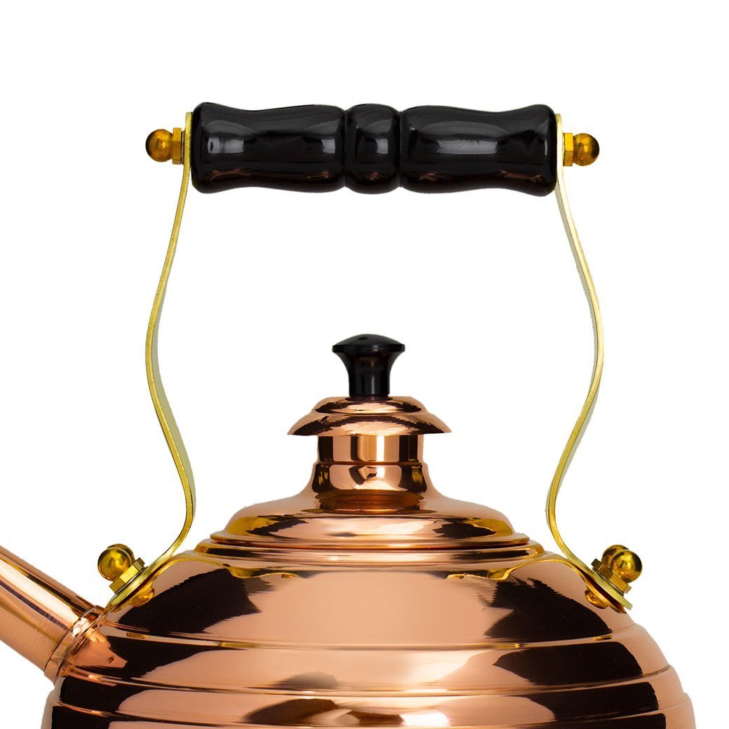 Richmond Copper Whistling Tea Kettle for Gas Stovetops – J.L. Hufford