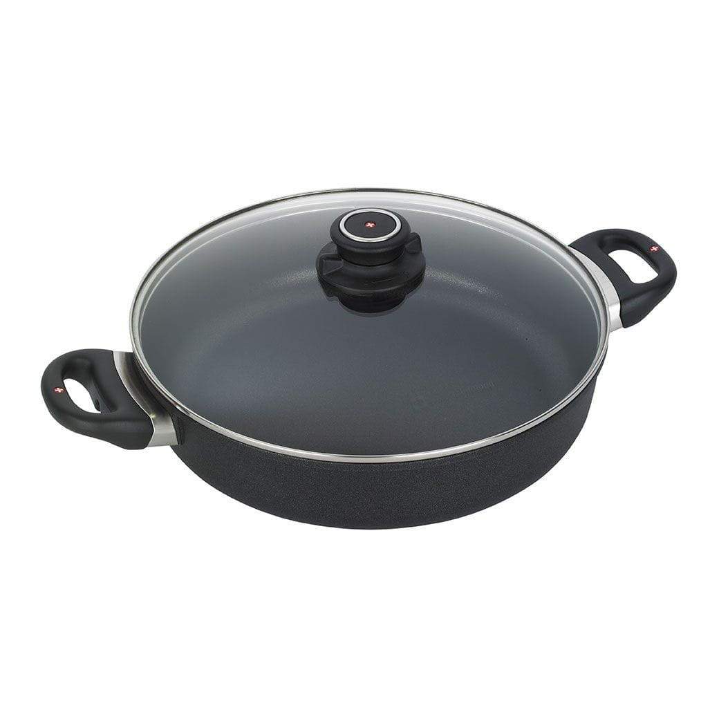 Swiss Diamond Saute &amp; Sauteuse Pans 11&quot; (3.7 Qt) Swiss Diamond XD Nonstick Sauteuse Pan with Lid JL-Hufford