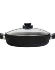 Swiss Diamond Saute & Sauteuse Pans 11" (3.7 Qt) Swiss Diamond XD Nonstick Sauteuse Pan with Lid JL-Hufford