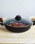 Swiss Diamond Saute & Sauteuse Pans 11" (3.7 Qt) Swiss Diamond XD Nonstick Sauteuse Pan with Lid JL-Hufford