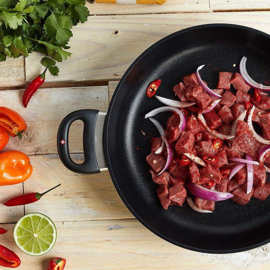 Swiss Diamond Saute &amp; Sauteuse Pans 11&quot; (3.7 Qt) Swiss Diamond XD Nonstick Sauteuse Pan with Lid JL-Hufford