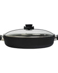 Swiss Diamond Saute & Sauteuse Pans 11" (3.7 Qt) Swiss Diamond XD Nonstick Sauteuse Pan with Lid JL-Hufford