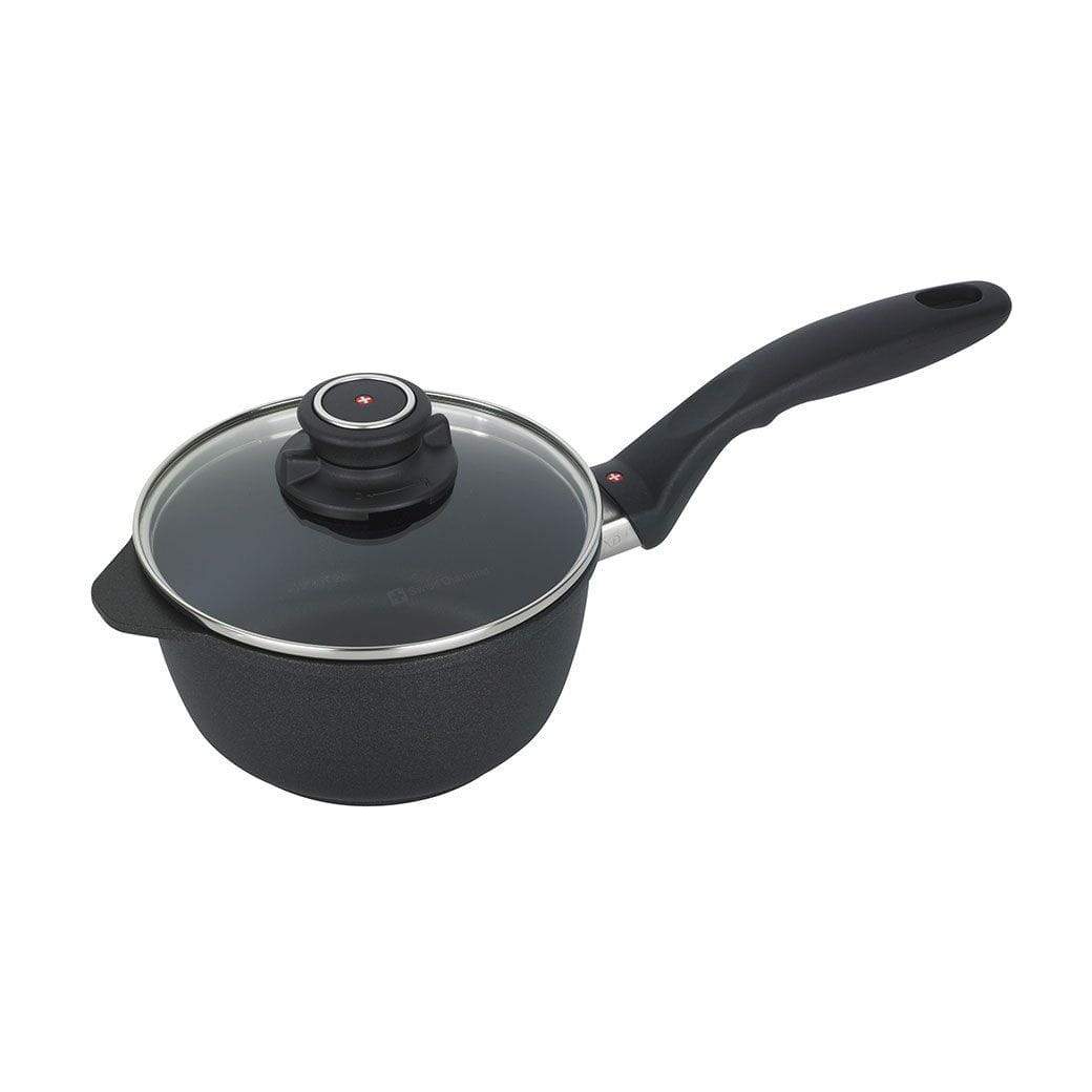 Swiss Diamond Saucepans 6.3&quot; (1.4 Qt) Swiss Diamond XD Nonstick Sauce Pan with Lid JL-Hufford