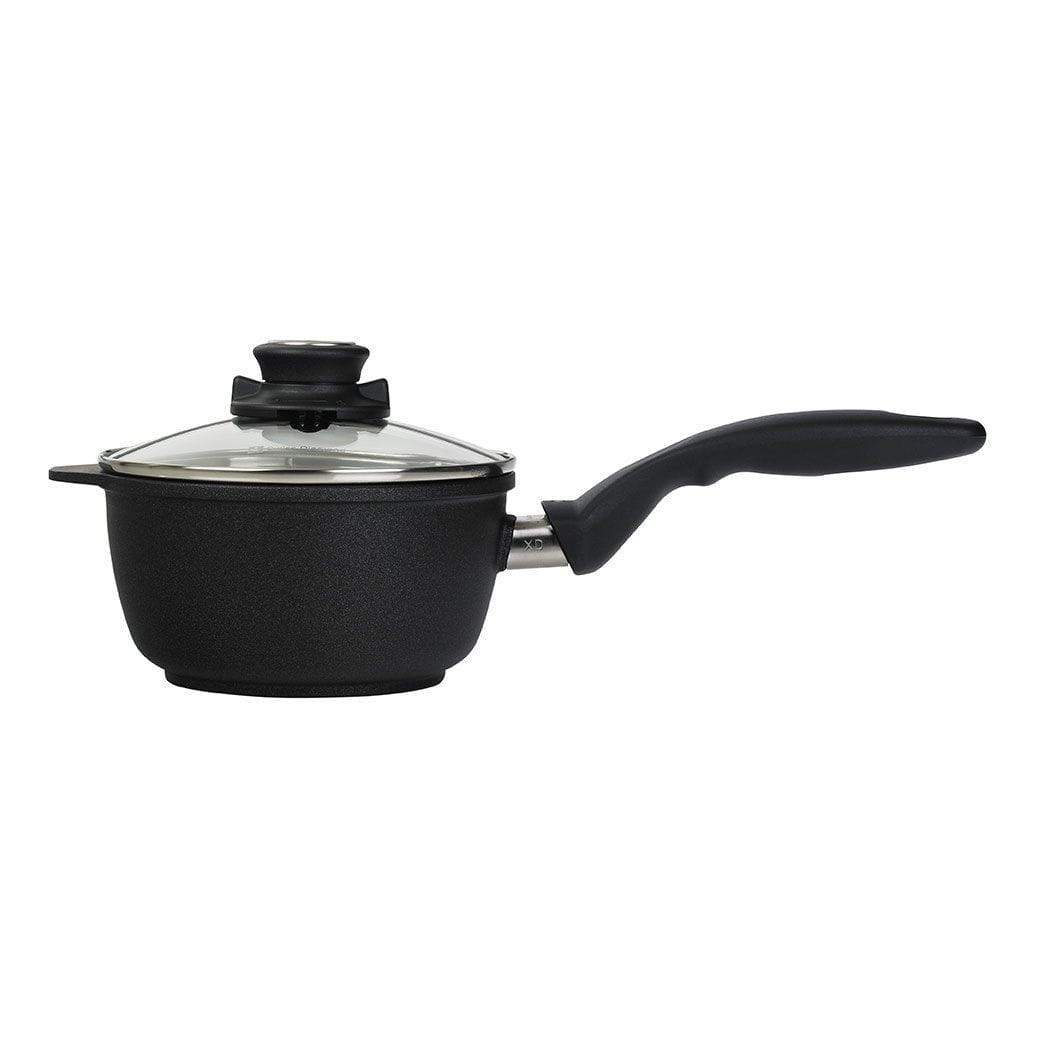 Swiss Diamond Saucepans 6.3&quot; (1.4 Qt) Swiss Diamond XD Nonstick Sauce Pan with Lid JL-Hufford