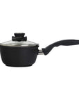 Swiss Diamond Saucepans 6.3" (1.4 Qt) Swiss Diamond XD Nonstick Sauce Pan with Lid JL-Hufford