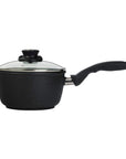 Swiss Diamond Saucepans 6.3" (1.4 Qt) Swiss Diamond XD Nonstick Sauce Pan with Lid JL-Hufford